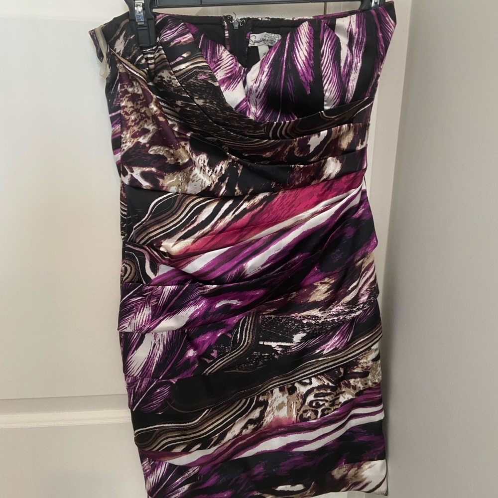 Short evening dress